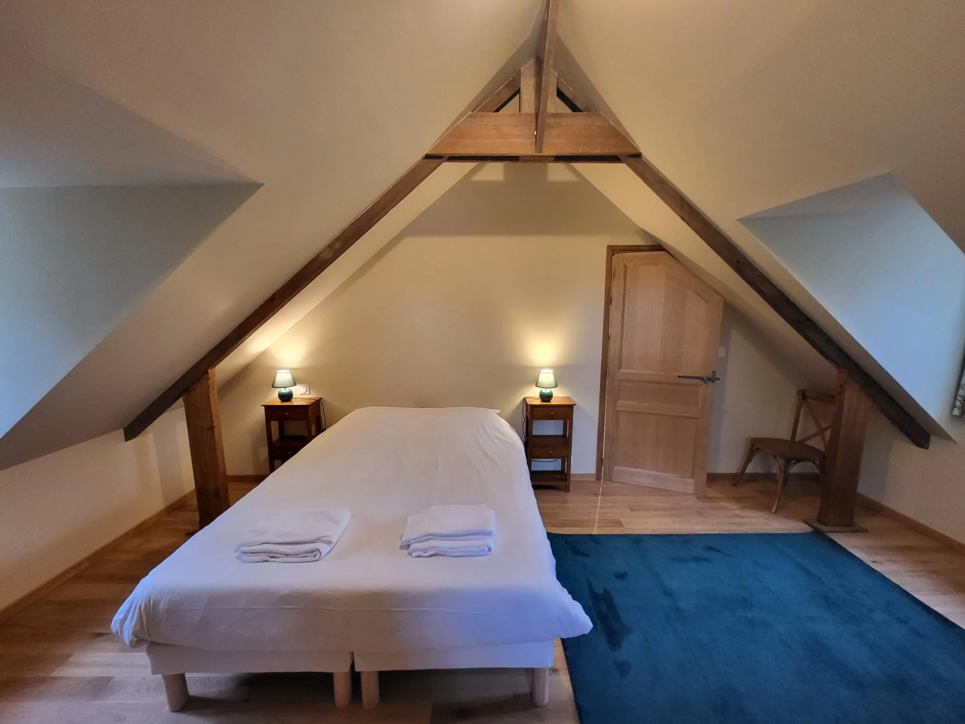 Chambre double gîte de l'Étang, Malouinière, La Bardoulais, Saint Méloir des Ondes, Saint Malo